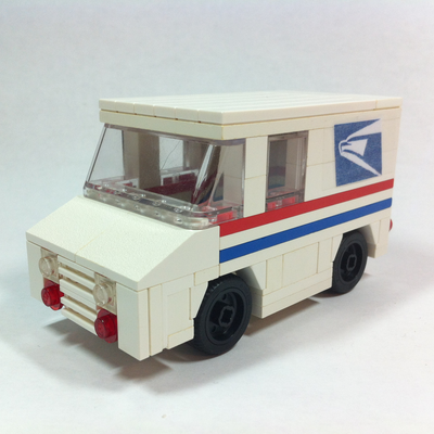 lego mail truck
