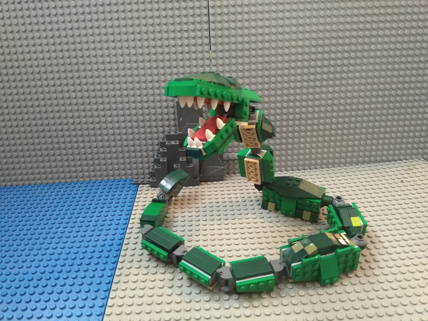 LEGO IDEAS - Magical Builds of the Wizarding World - Creatures - Basilisk  BrickHeadz