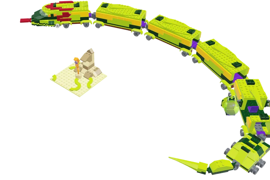 Lego cheap ninjago train