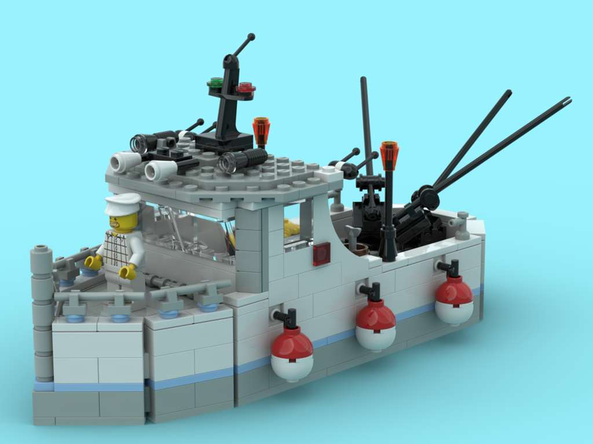 Lego trawler online boat