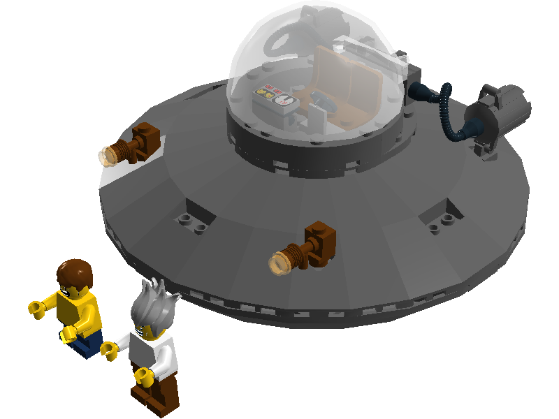 Rick and store morty lego spaceship