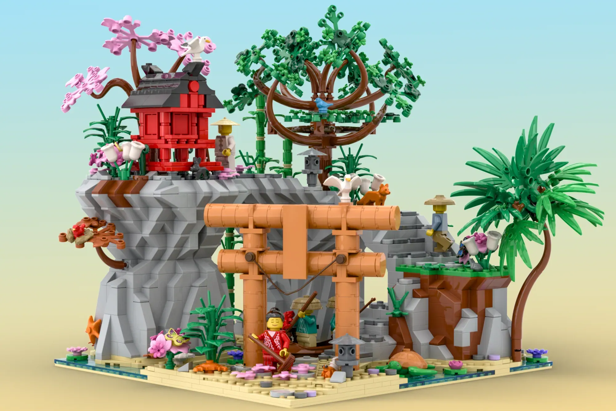 石像　引き取り限定 Coastal Japanese Shrine Trail | LEGO® Ideas