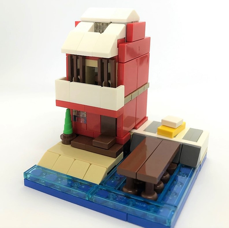 lego micro modular buildings