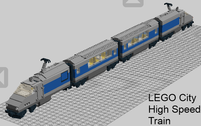 Lot Lego city tgv - Lego