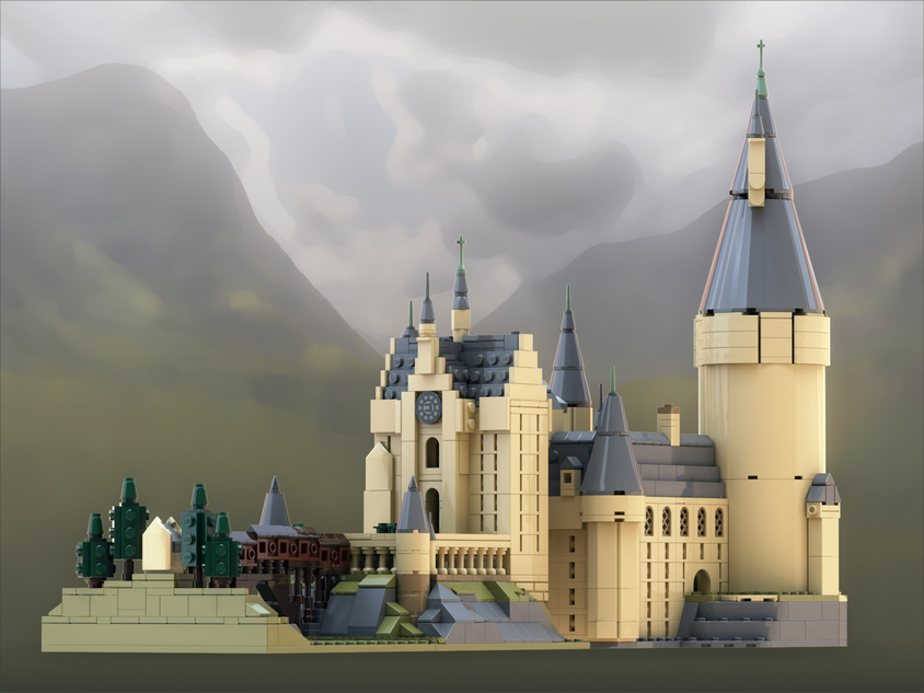 Microscale best sale hogwarts lego