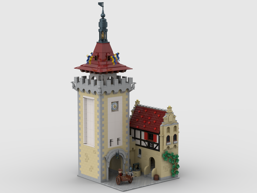 LEGO IDEAS Old Town Gate With Bell Tower