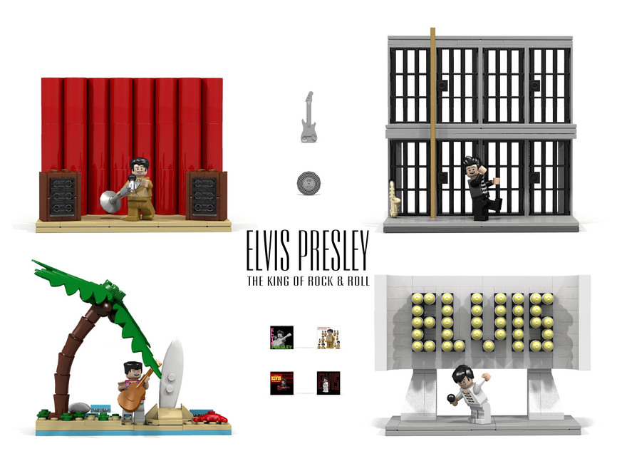 Lego 2024 elvis minifigure