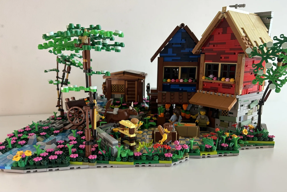 Lego ideas medieval outlet market