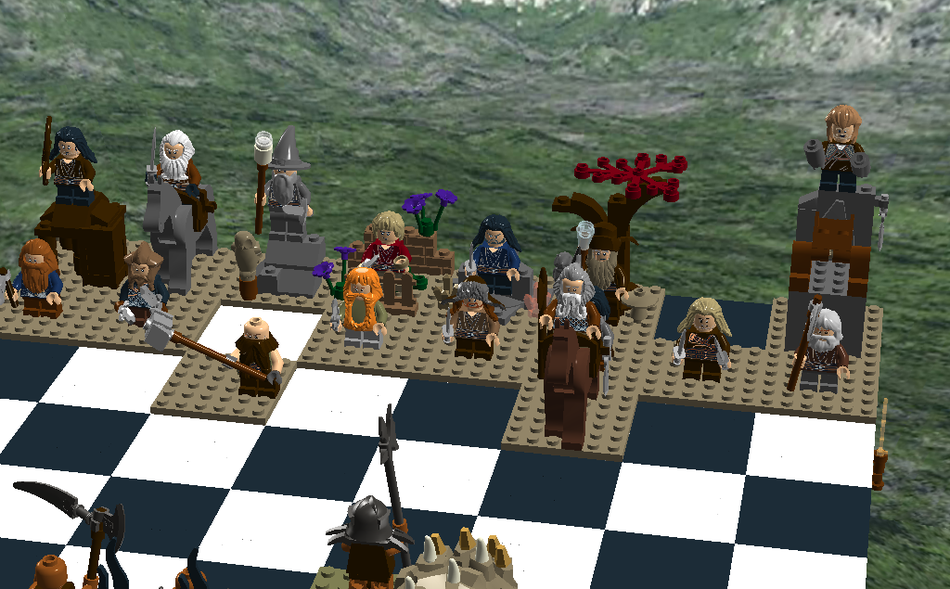 Lego giant chess hot sale