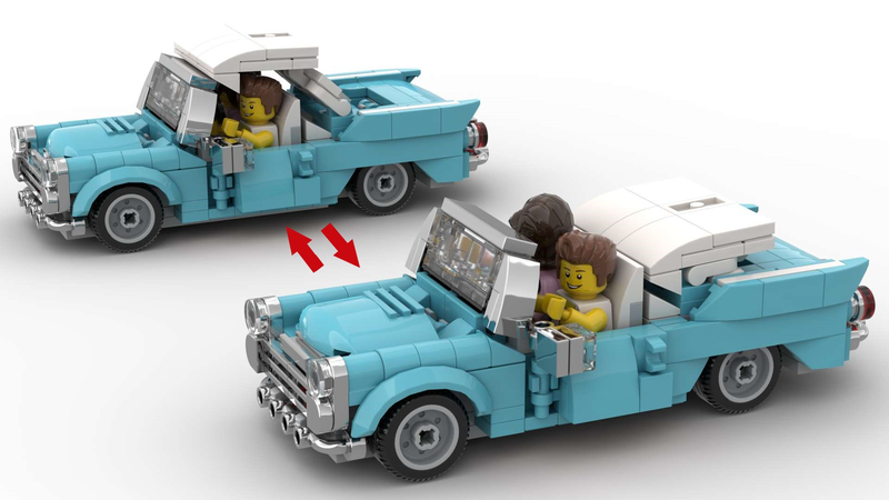 lego convertible car