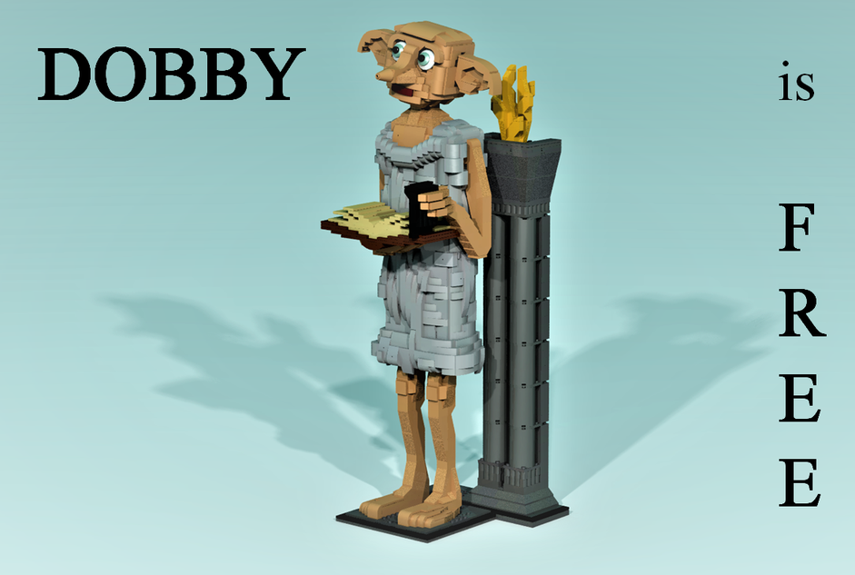 LEGO IDEAS - Magical Builds of the Wizarding World Creatures: Dobby the elf