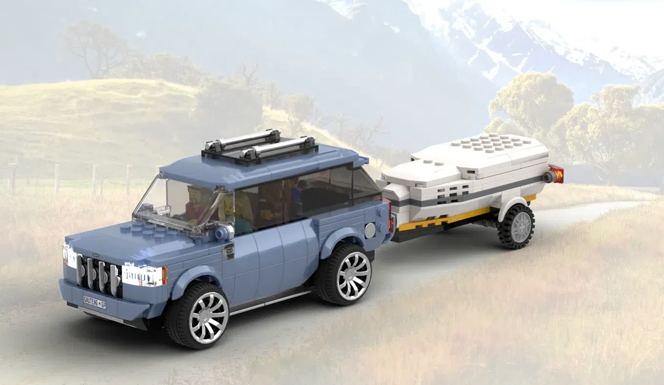 Holiday Trip: Sports Utility Vehicle With Trailer | LEGO® Ideas