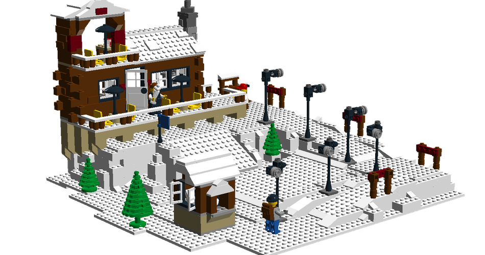 Lego clearance ski lodge