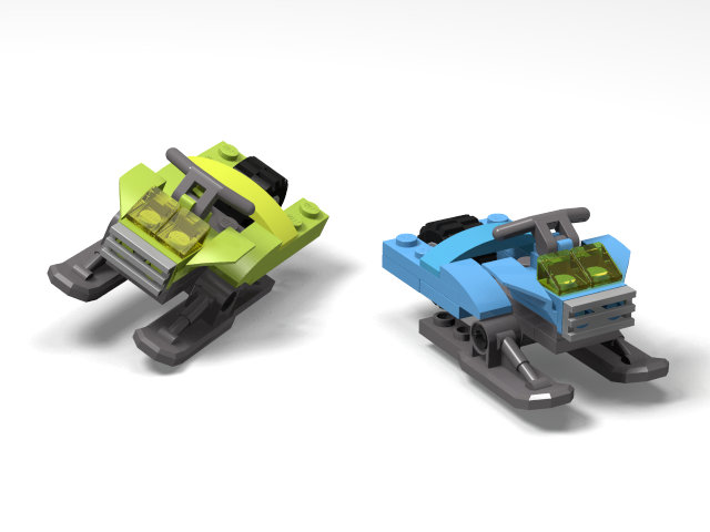 Lego snowmobile hot sale