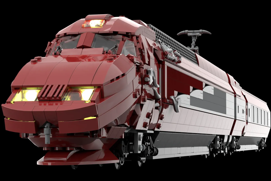 LEGO MOC Thalys PBKA High Speed Train by NeoSephiroth