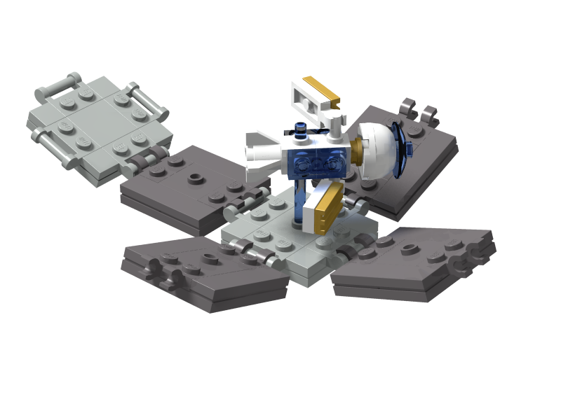 LEGO IDEAS LEGO Moments in Space Satellite in a Space Cube