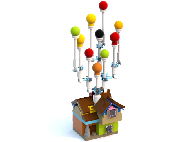 LEGO IDEAS - Pixar's Up House With Balloons