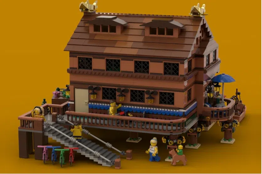 Lego fisherman house hot sale