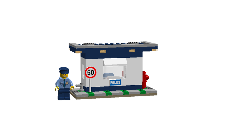 small lego police station