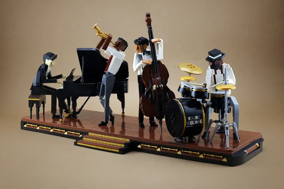 Jazz shop quartet instruments