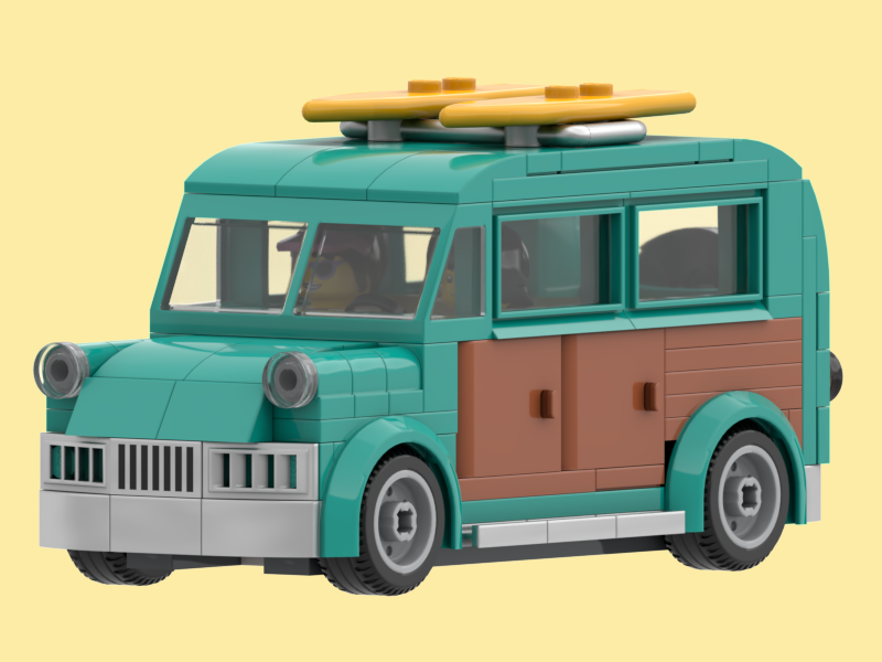 Surfer van hot sale lego