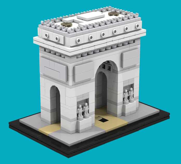 Arc de best sale triomphe lego