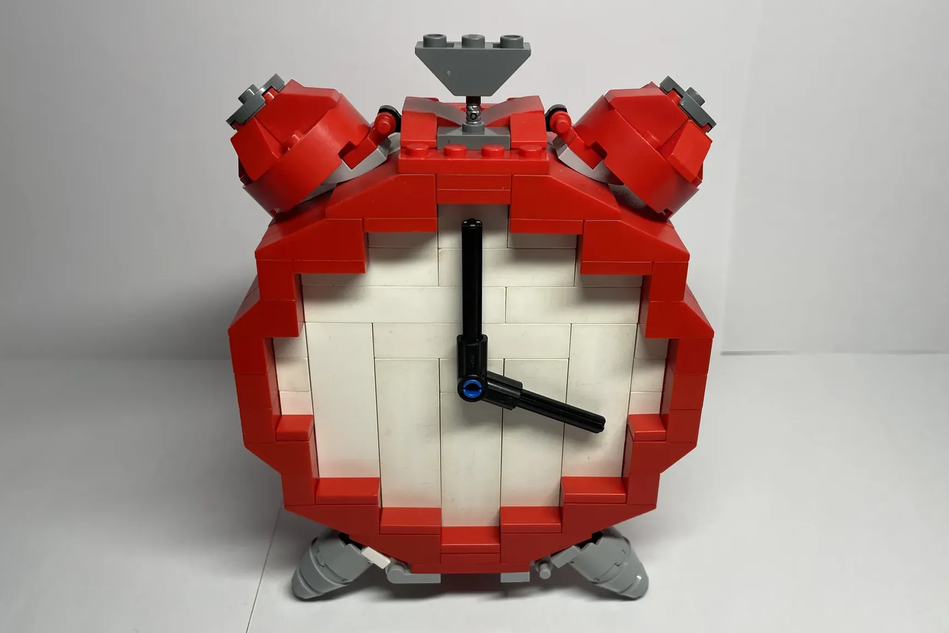 Lego alarm clock hot sale and watch set