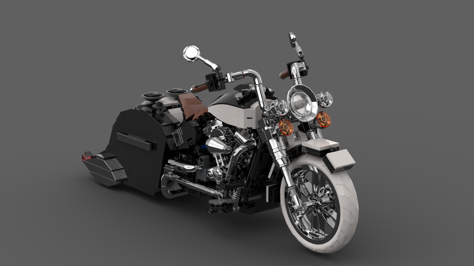 Lego harley best sale davidson road king