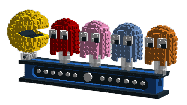 LEGO IDEAS 3d Pac Man Display