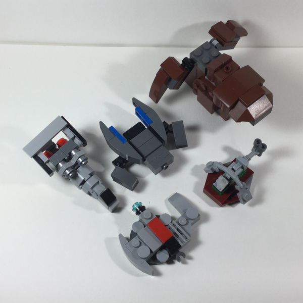 Micro best sale lego spaceships