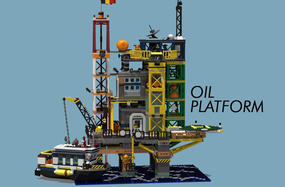 Lego cheap drilling rig