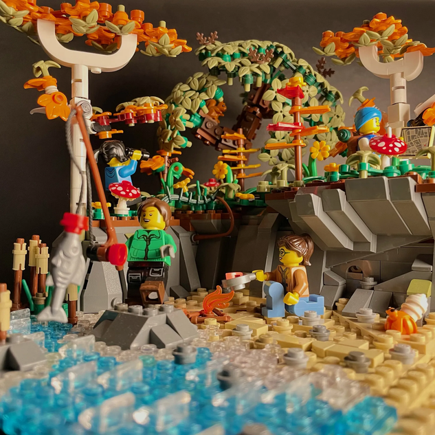 Lego hiking online set