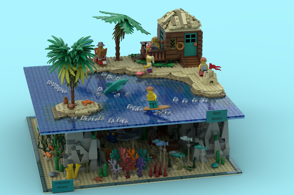 Lego store beach ideas