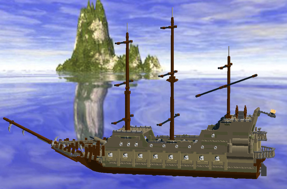 Lego davy jones ship online