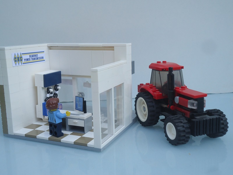 Lego moc hot sale tractor