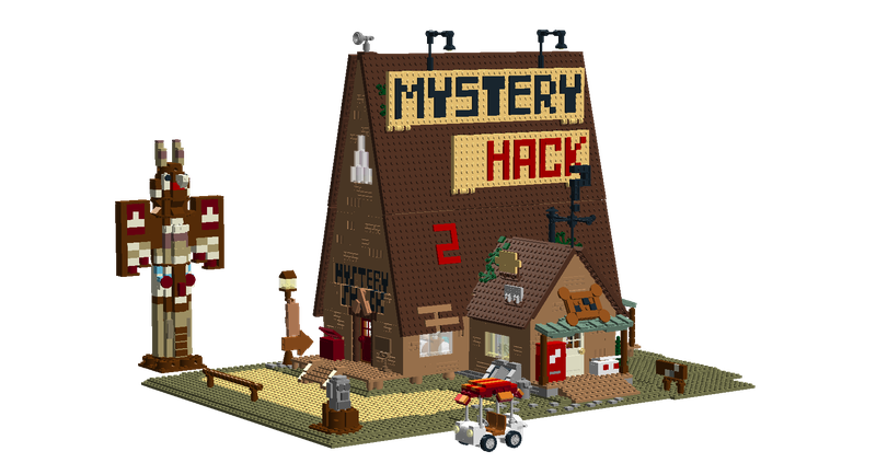 lego gravity falls mystery shack