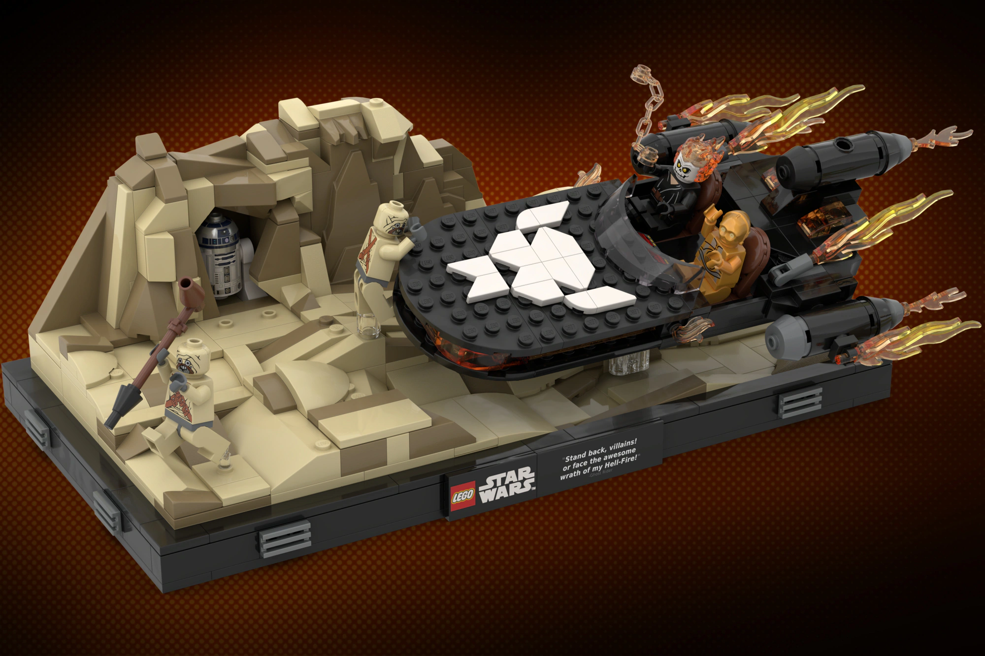 What if Ghost Rider Had Found the Droids? | LEGO® Ideas