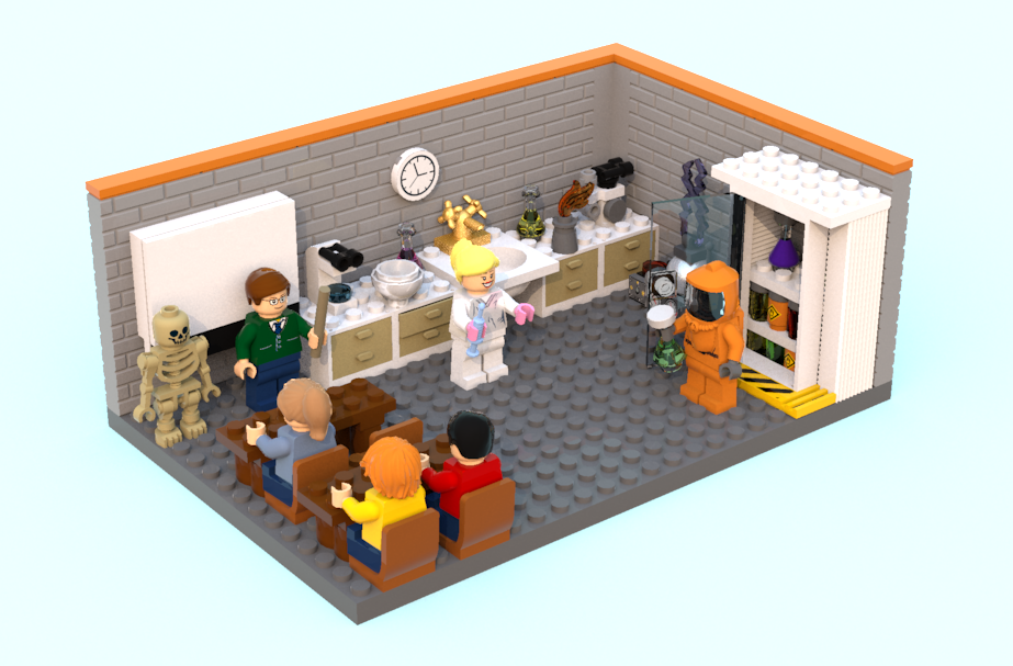 Lego store scientist lab