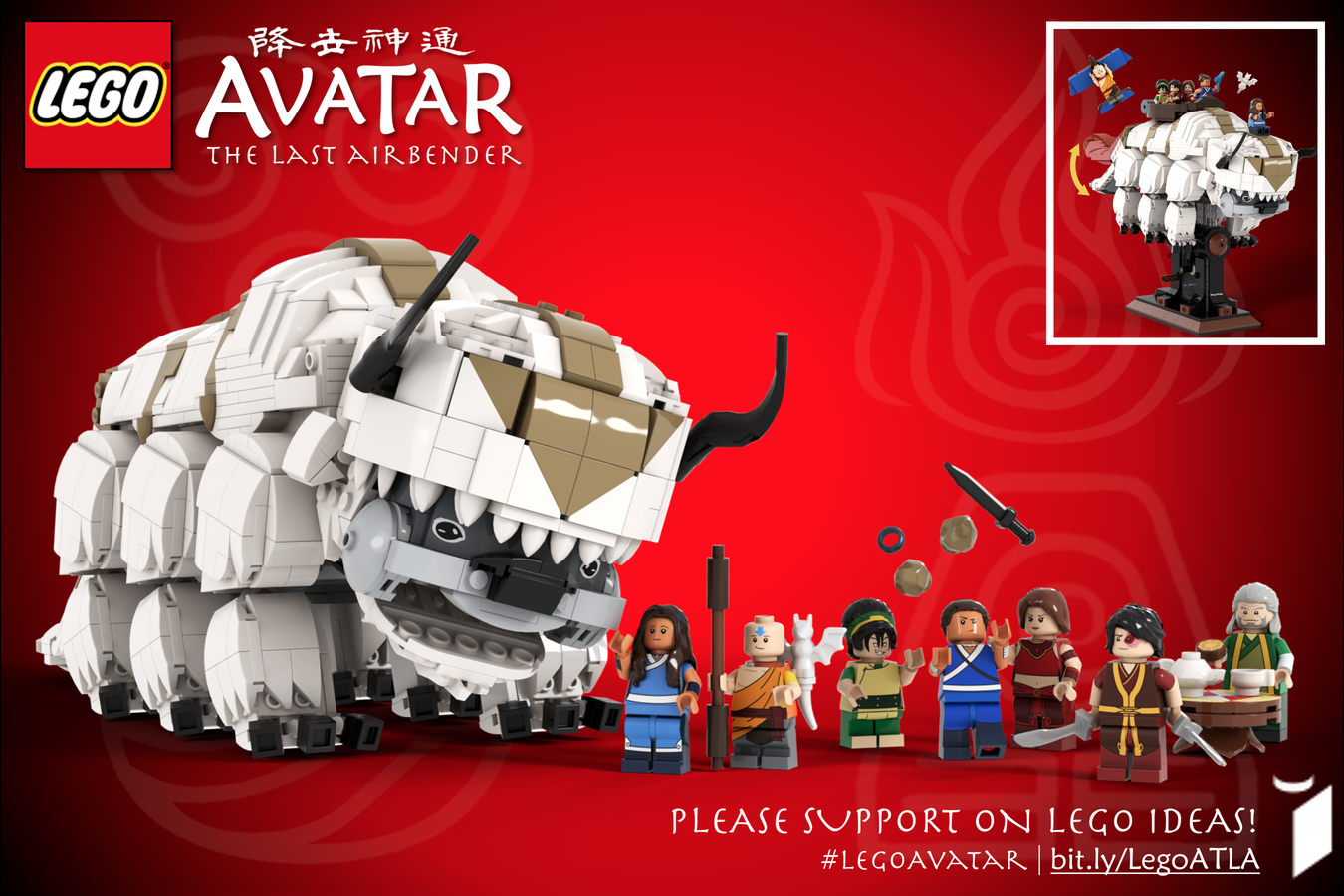 LEGO IDEAS - Avatar: The Last Airbender - YIP YIP!