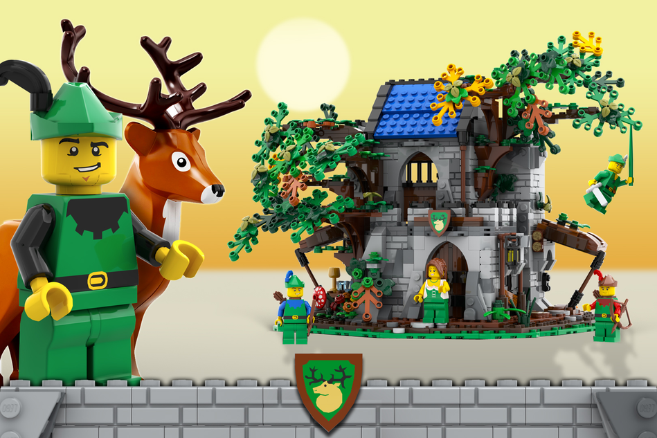LEGO IDEAS - The Forestmen SECRET INN