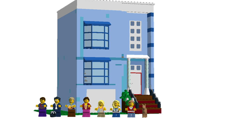 Full clearance house lego