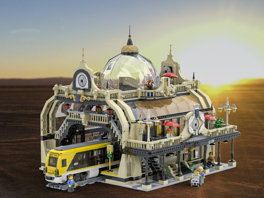 LEGO IDEAS - Blog - 10K Club Interview: Introducing Pablo Sánchez of The  Train Station Studgate