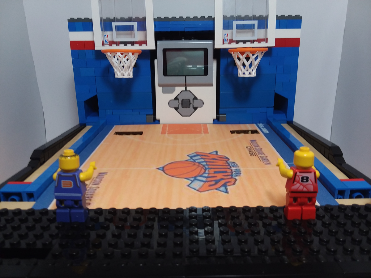 Lego nba best sale basketball court