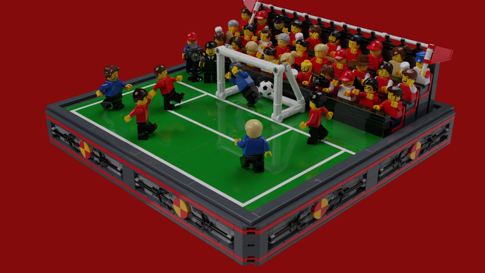 LEGO IDEAS Build United Stadium goal