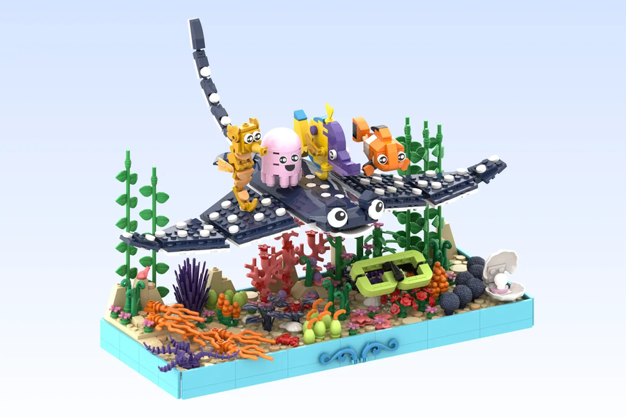 LEGO IDEAS - 100 years of fairytales! - Alice in Wonderland Diorama