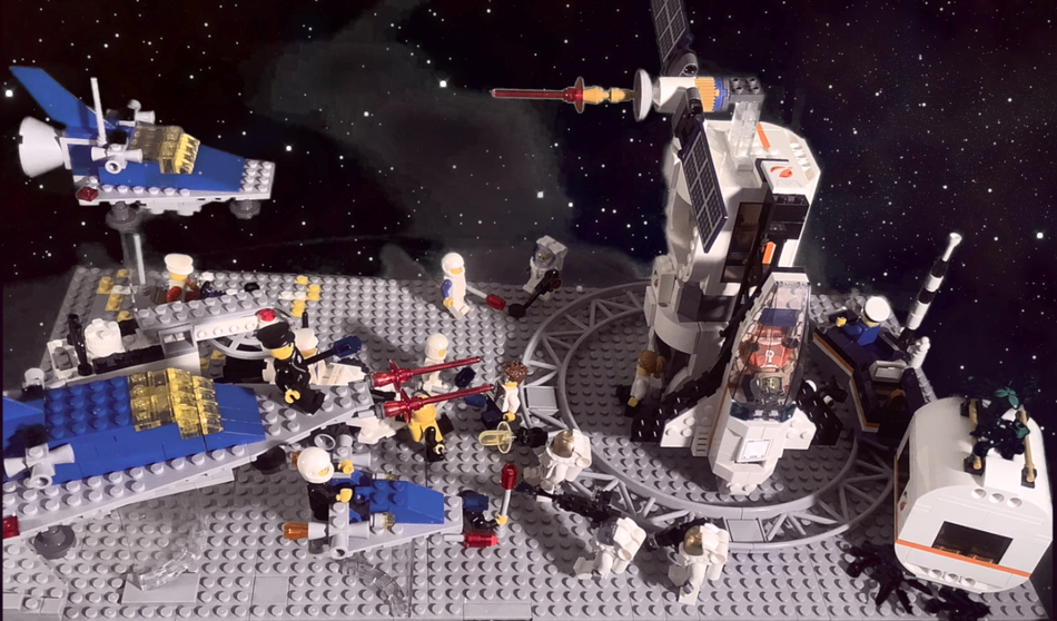 Lego best sale space battle