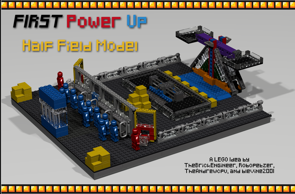 LEGO IDEAS First Power Up Half Field Model