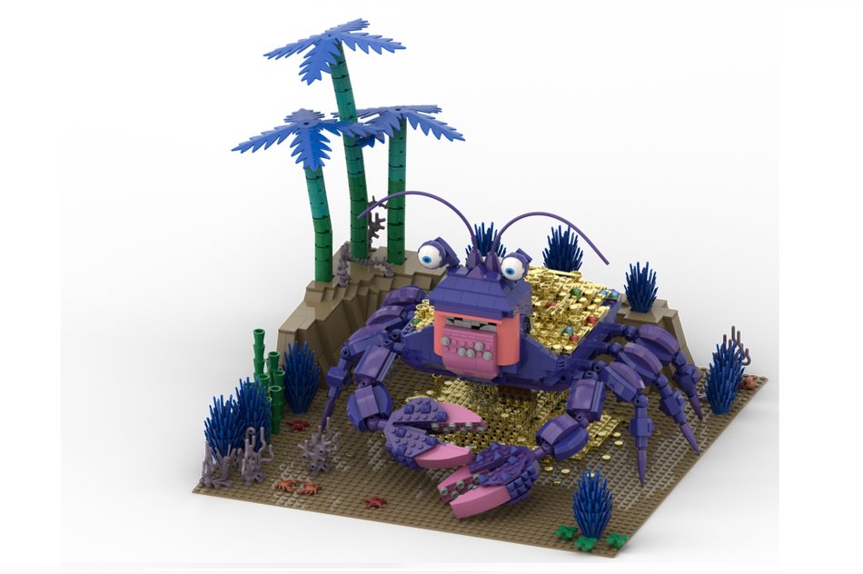 Lego Ideas Disney Moana Tamatoa The Crab In The Realm Of Monsters