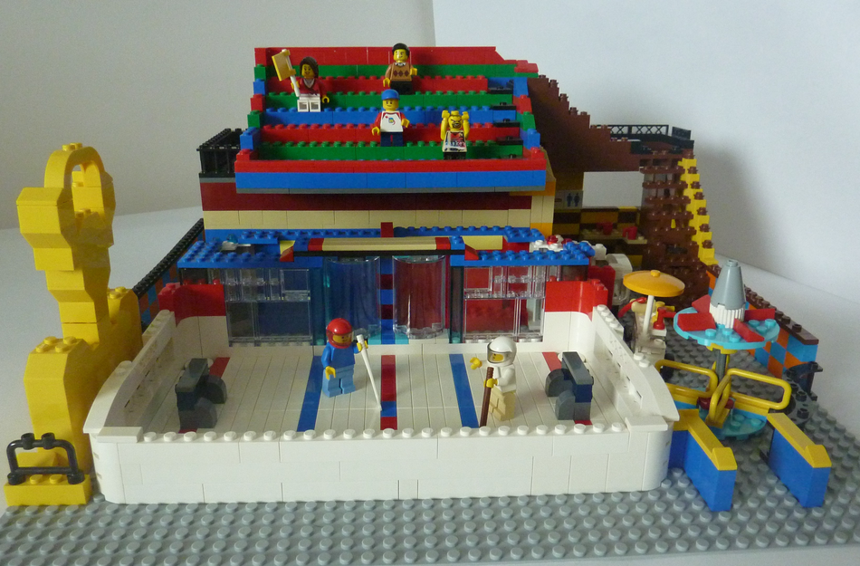 Lego hockey arena sale