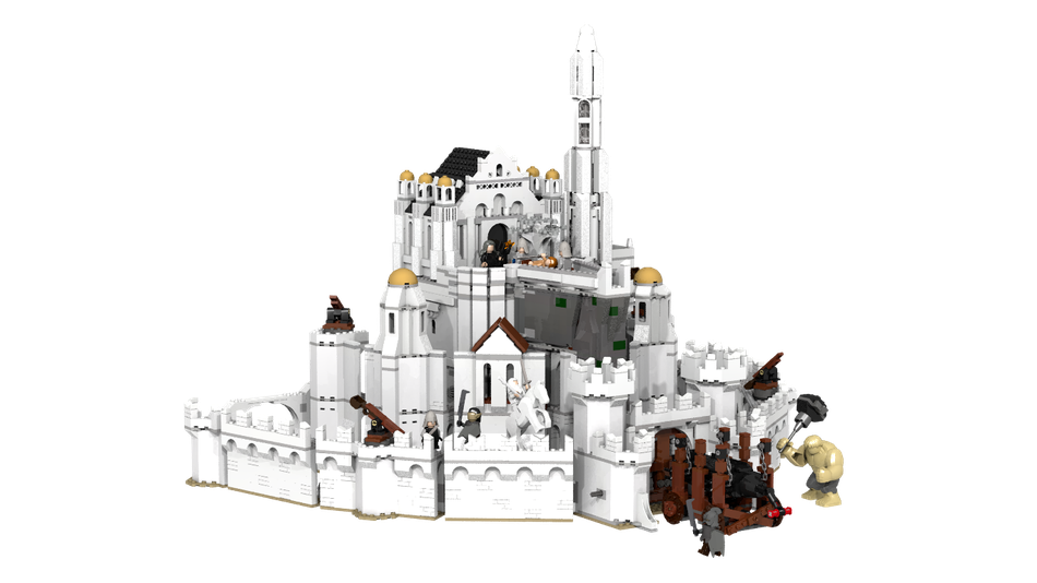 How to build Minas Tirith (Lord of the Rings) LEGO 